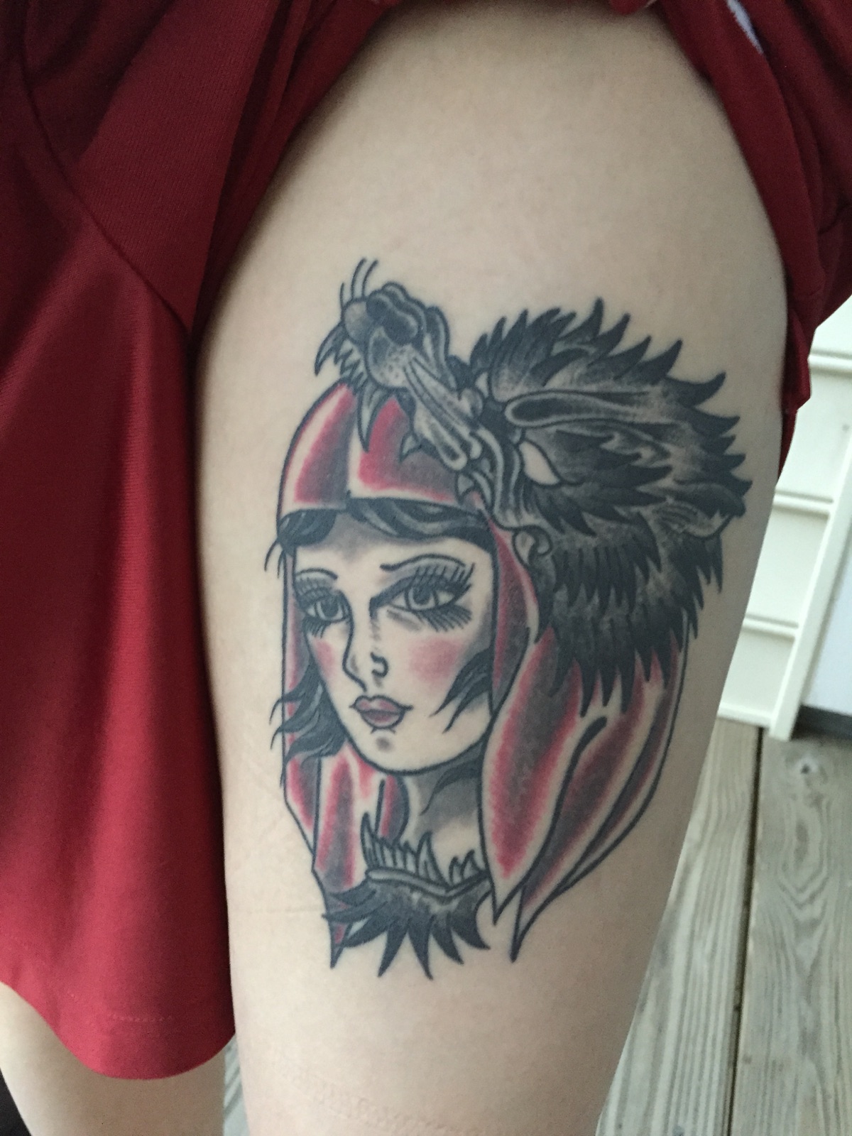 Color Tattoo Little Red Riding Hood - Raw Ink Studio